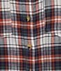 Hurley Wilson Long Sleeve Plaid Brushed Flannel Shirt, Color:Blue - Image 6