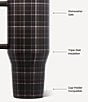 HYDROJUG Flannel Flip Straw Traveler, 40 oz. - Image 4