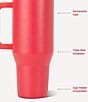 HYDROJUG Flip Straw Traveler, 40oz - Image 3