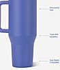 HYDROJUG Flip Straw Traveler, 40oz - Image 3
