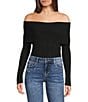 I.N. San Francisco Off-The-Shoulder Marilyn Long Sleeve Sweater - Image 1