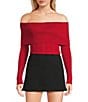 I.N. San Francisco Off-The-Shoulder Marilyn Long Sleeve Sweater - Image 5