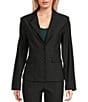 I.N. San Francisco I.N San Francisco Notch Lapel Structured Slim Fit Blazer, Color:Black - Image 3