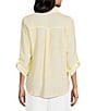 I.N San Francisco Spread Collar Pocketed Button Front Shirt - Image 2