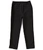 Color:Black - Image 2 - Big Girls 7-16 Rep Ankle Straight Pant
