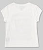 Color:White - Image 2 - Big Girls 7-16 Cap Sleeve Music Lover Butterfly Graphic T-Shirt