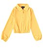 Color:Mustard - Image 1 - I.n. Girl Big Girls 7-16 Long Sleeve Button Down Front Blouse