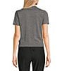 I.N. San Francisco Argyle Collared Short Sleeve Button Front Sweater - Image 2
