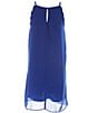 Color:Cobalt Blue - Image 2 - Big Girls 7-16 Sleeveless A-Line Dress