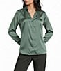 I.N. San Francisco Collared Button Front Long Sleeve Shirt - Image 1