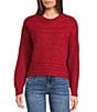 I.N. San Francisco Crew Neck Long Sleeve Cropped Sweater - Image 5