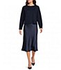 I.N. San Francisco Crew Neck Long Sleeve Pullover Sweater Dress - Image 1