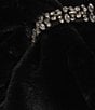 I.N. San Francisco Faux Fur Brooch Embellished Wrap - Image 3