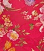 Color:Multi Bloom - Image 3 - Floral Print Cowl Neck Cold Shoulder Midi Slit Dress