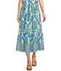 I.N. San Francisco Floral Printed Maxi Skirt - Image 1