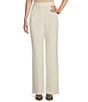 Color:Off White - Image 1 - High Rise Wide Leg Pants