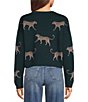 I.N. San Francisco Long Sleeve Cheetah Pullover Sweater - Image 2