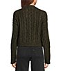 I.N. San Francisco Metallic Cable Knit Long Sleeve Pullover Sweater - Image 5