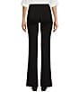 Color:Black - Image 2 - Mid Rise Pull-On Flare Pants
