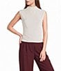 I.N. San Francisco Mock Neck Sleeveless Shirred Side Top - Image 5