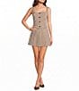 I.N. San Francisco Pleated Plaid Pull-On Mini Coordinating Skirt - Image 3