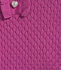 I.N. San Francisco Ruffle Collared Short Sleeve Sweater Top, Color:Orchid - Image 4