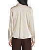 I.N. San Francisco Satin Long Sleeve Button Front Shirt - Image 2