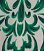 I.N. San Francisco Sleeveless Bohemian-Printed Scarf-Front Camisole, Color:Kelly Green/Cobalt - Image 4