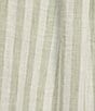 I.N. San Francisco Striped Collared 3/4 Roll Sleeve Button Down Shirt, Color:Moss/Ivory - Image 4