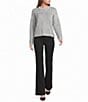 I.N. San Francisco Striped Long Sleeve Cropped Sweater - Image 3