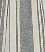 Color:Off White/Denim/Black Stripe - Image 3 - Surplice Smocked Elastic Waist Jumpsuit