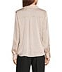 I.N.. San Francisco Collard Button Front Long Sleeve Shirt - Image 2