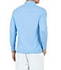 IBKUL Long-Sleeve UPF Mockneck Pullover, Color:Peri - Image 2