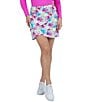 Color:Hot Pink Multi - Image 1 - Paddy Printed Layered 17 1/2#double; Skort