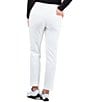 Color:White - Image 2 - 4 Way Stretch Lightweight Tummy Control Pull-On Ankle Pants