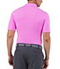 Color:Mini Check Light Pink/White - Image 2 - Short-Sleeve IceFil® Polo Shirt