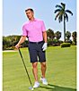 Color:Mini Check Light Pink/White - Image 3 - Short-Sleeve IceFil® Polo Shirt