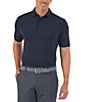 Color:Black - Image 1 - Short-Sleeve IceFil® Polo Shirt