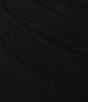 Color:Black - Image 4 - Mesh Knit Round Neck Sleeveless Curved Hem Tank Top