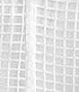 Color:White - Image 4 - Plus Size Cowl Neck 3/4 Sleeve Mesh Tunic