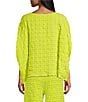IC Collection Pucker Boat Neck Dolman Sleeve Overlap Popover Coordinating Top - Image 2