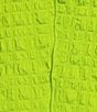 IC Collection Pucker Shawl Collar Open Front Bracelet Sleeve Jacket, Color:Neon - Image 4