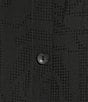 IC Collection Rose Pattern Wire Ruffle Neck 3/4 Sleeve Button-Front Jacket - Image 4
