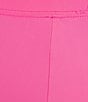 IC Collection Slim Stretch Knit Cropped Pants, Color:Fuchsia - Image 4