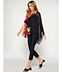 Color:Black - Image 6 - Slim Stretch Knit Cropped Pants