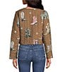 Ida Mae Home Thunderbird Round Neck Long Sleeve Open Front Jacket, Color:Brown - Image 2