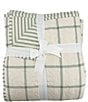 Ida Mae Home x Erin & Ben Co. Farmhouse Check Sage Reversible Quilt - Image 3