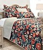 Ida Mae Home x Erin & Ben Co. Garden Whisper Floral Navy Quilted Reversible Quilt - Image 5