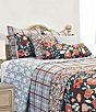 Ida Mae Home x Erin & Ben Co. Garden Whisper Navy Quilted Reversible Sham - Image 4