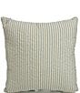 Ida Mae Home x Erin & Ben Co. Garden Whisper Navy Quilted Reversible Square Decorative Pillow - Image 2